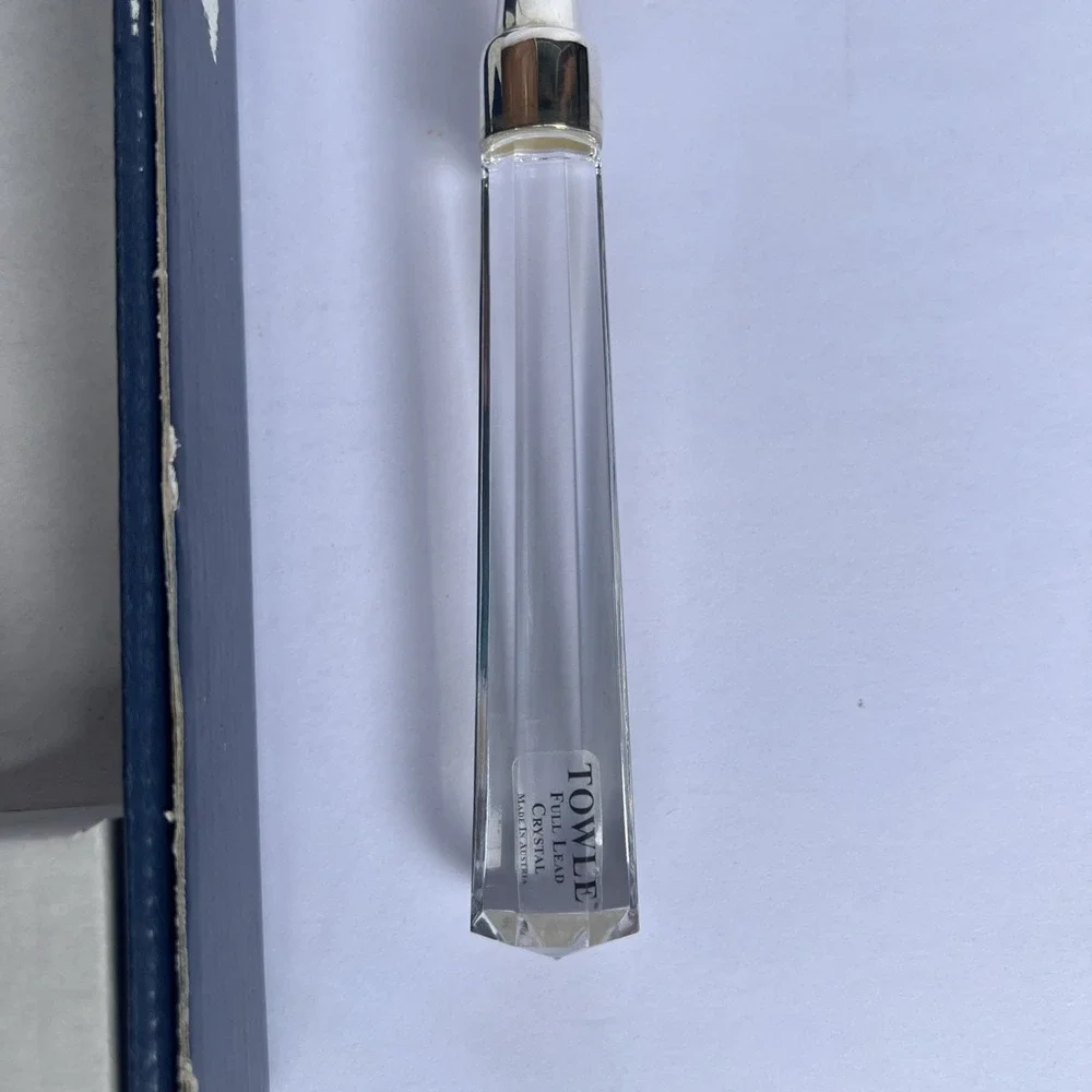Towle Lead Crystal Serving Spoon 10
